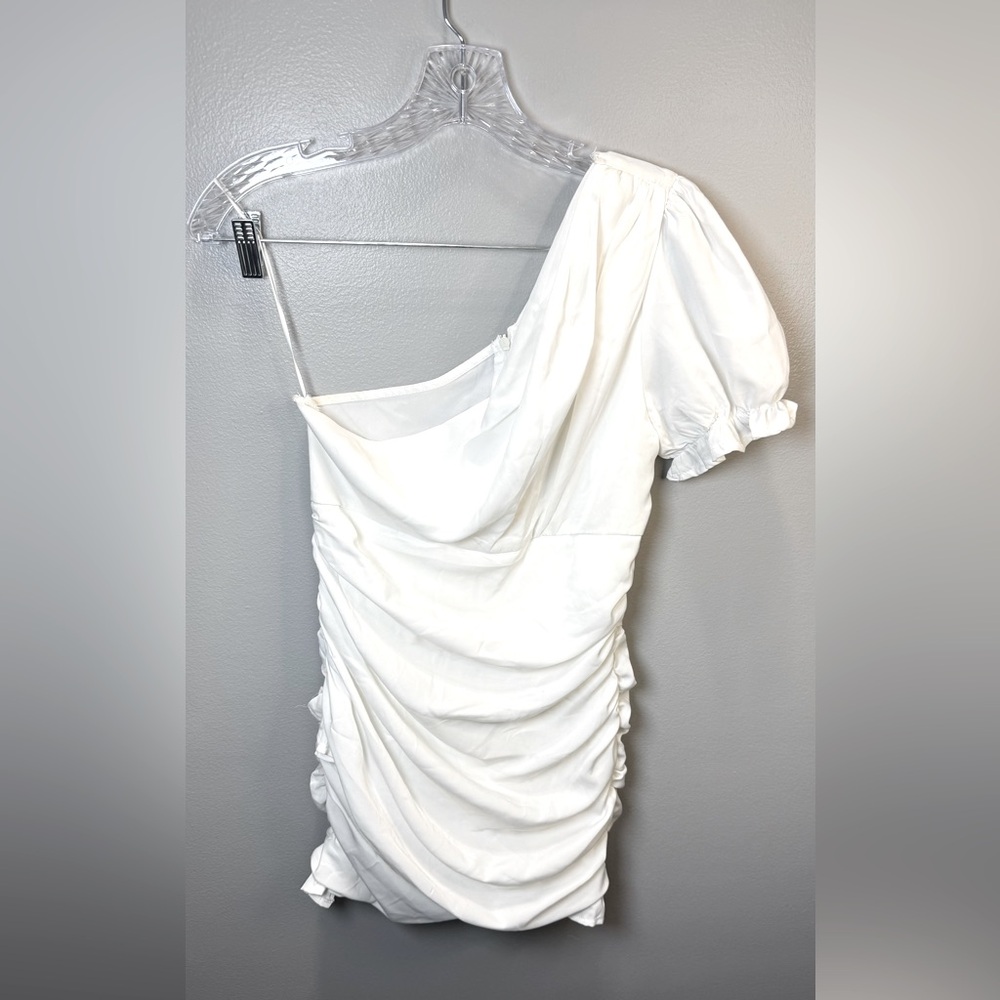 Hello Molly White One-Shoulder Mini Dress - Picture 2 of 5